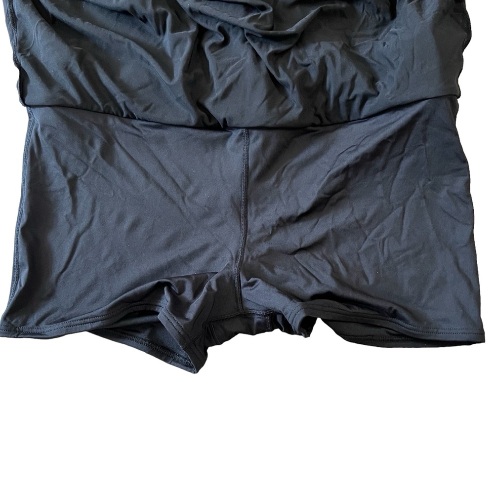 Coco Reef Sway Mesh Layer Swim Skort In Cast Blac… - image 5